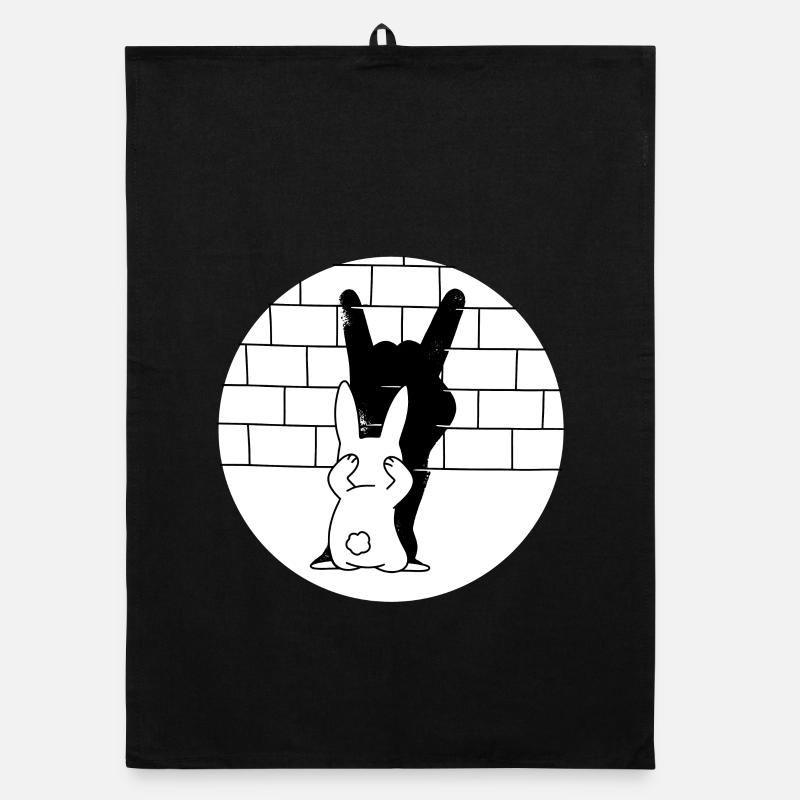 Evil Easter Easter Prison Rock Music Organic dish towel