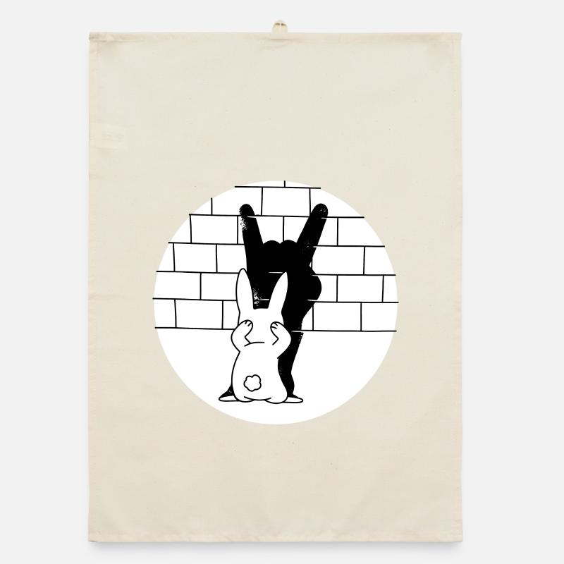 Evil Easter Easter Prison Rock Music Organic dish towel