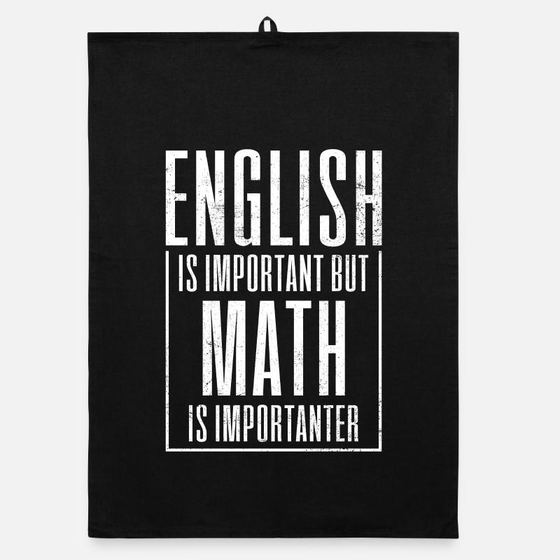 Mathematics Math Smath Teacher Organic dish towel