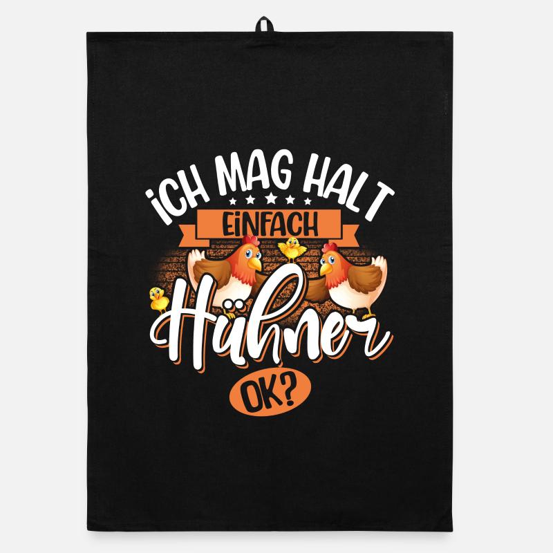 Ich Mag Halt Einfach Hühner Ok? Organic Geschirrtuch