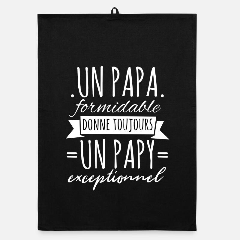 Papi Un Papa Formidable Donne Un Papy Exceptionnel Torchon bio