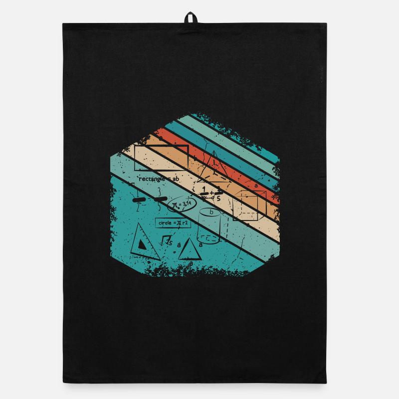 Math Teacher Mathematics Design Organic dish towel
