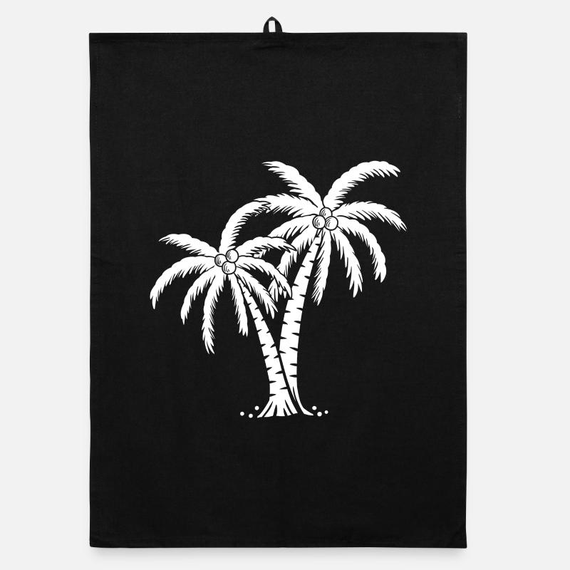 Palm tree Organic dish towel