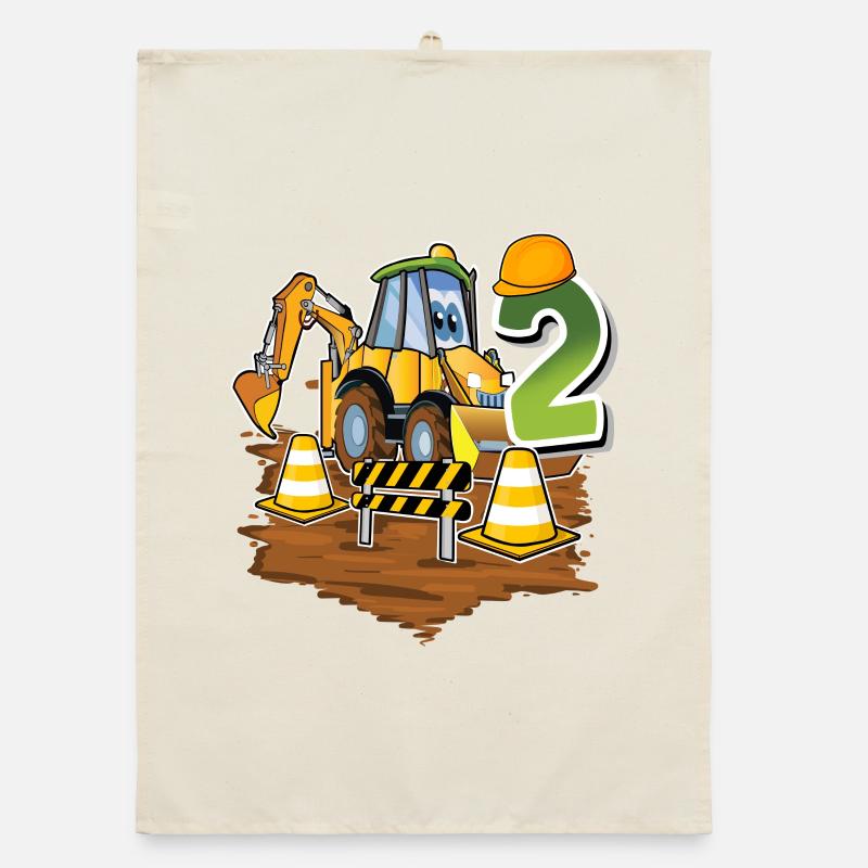 2 ans bagger anniversaire d’enfant Torchon bio