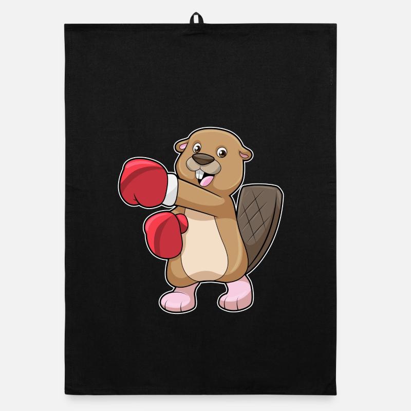 Beaver Boxer Gants de boxe Boxe Boxe Torchon bio