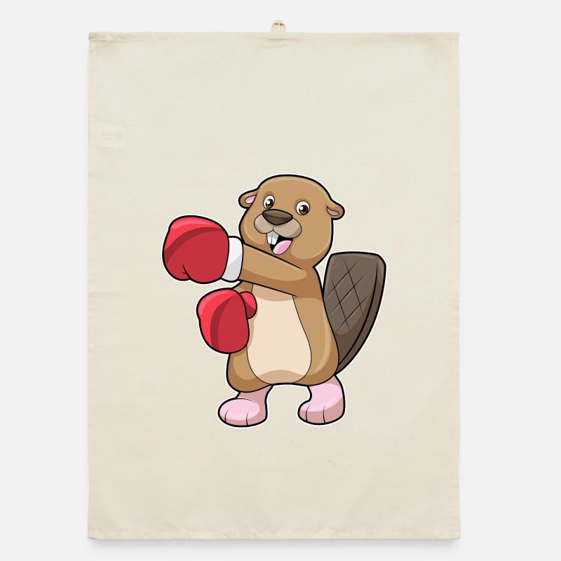 Beaver Boxer Gants de boxe Boxe Boxe Torchon bio