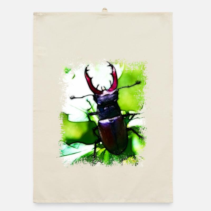 Hirschkäfer Organic Geschirrtuch