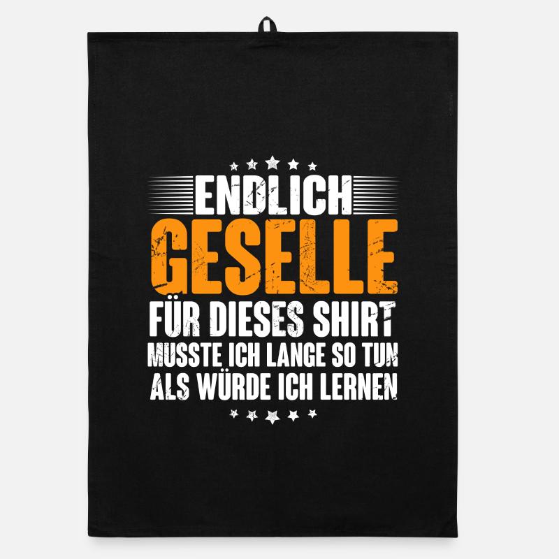 Geselle Gesellenprüfung Organic Geschirrtuch