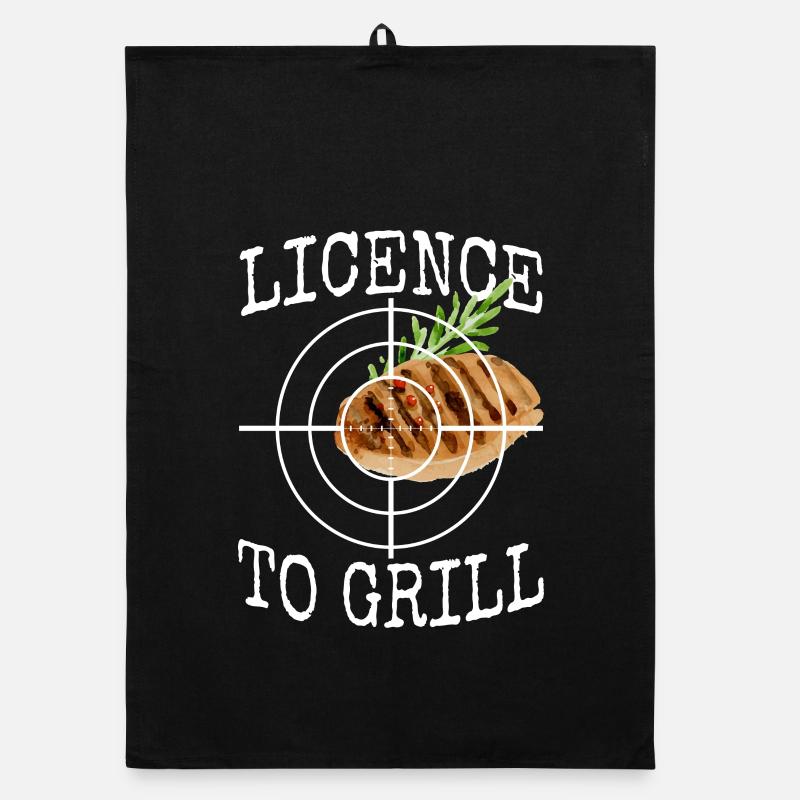 Licence To Grill Grillmeister Chef De commande Torchon bio