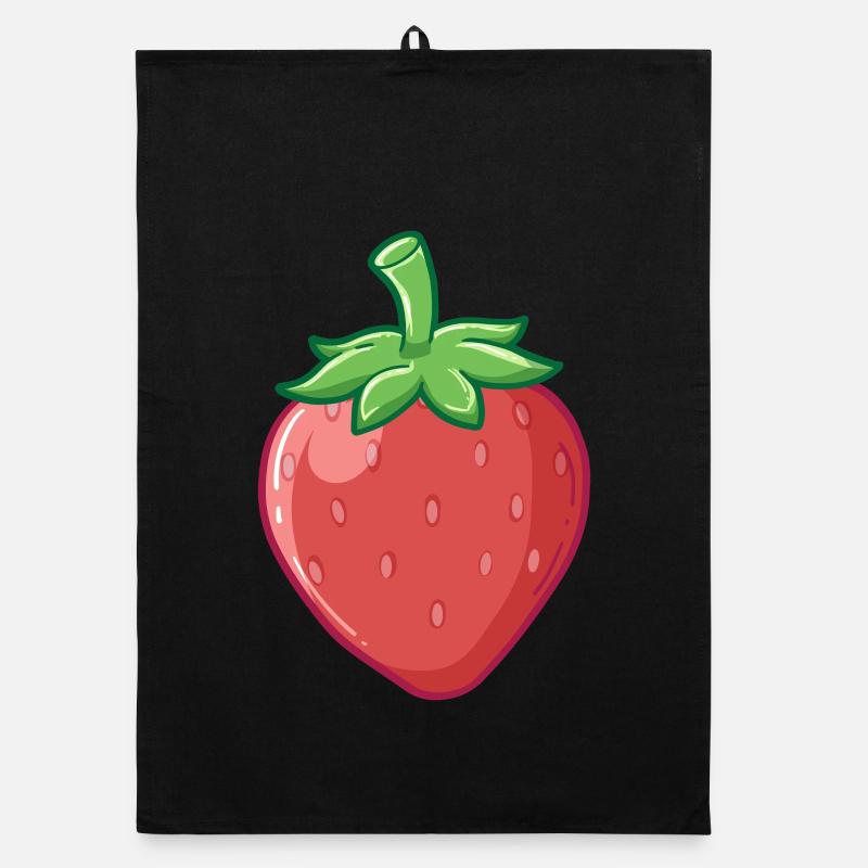 Erdbeere Organic Geschirrtuch