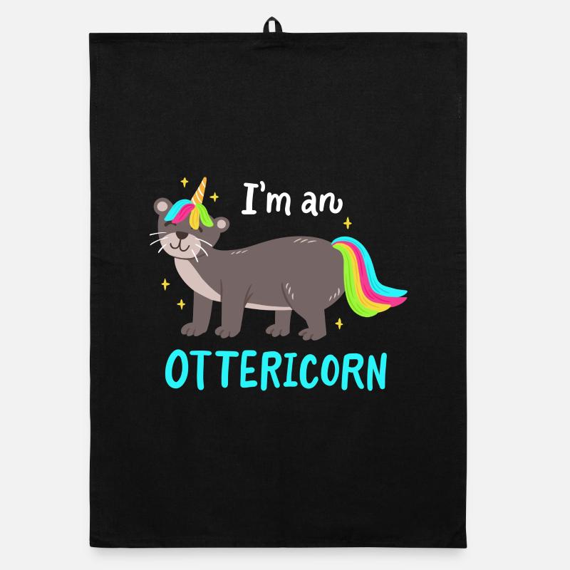 Otter Einhorn Organic Geschirrtuch