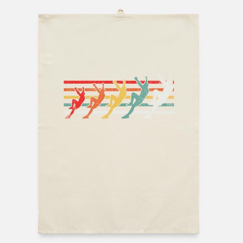 Klettern Kletterer Organic Geschirrtuch