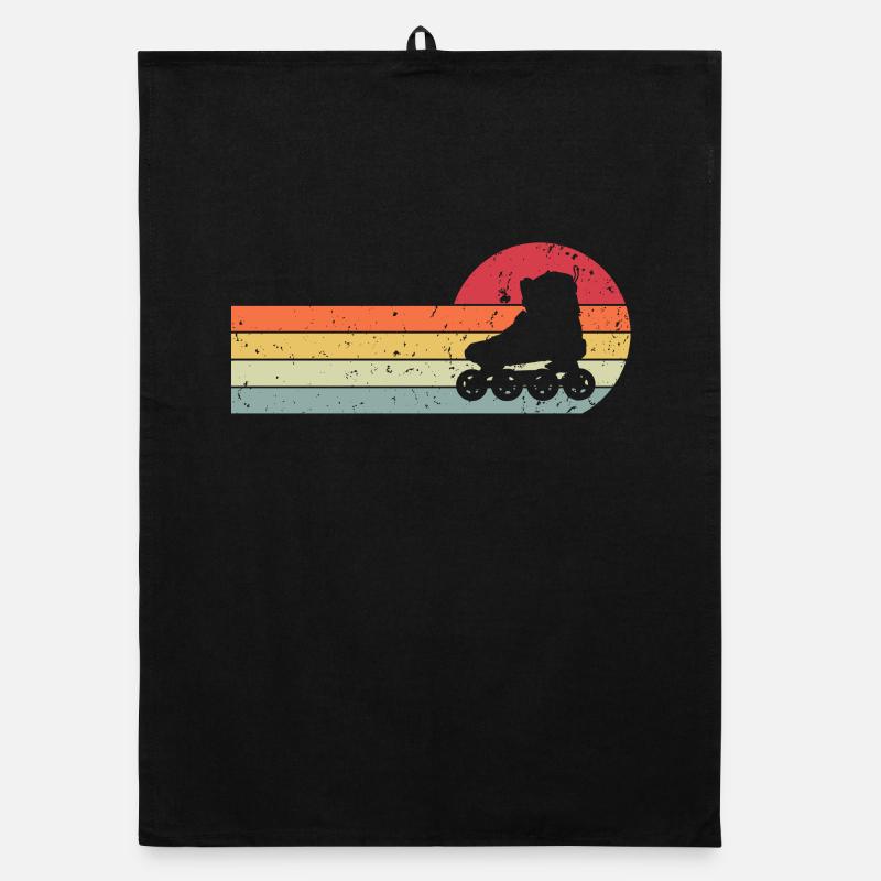 Inline Skates Organic Geschirrtuch