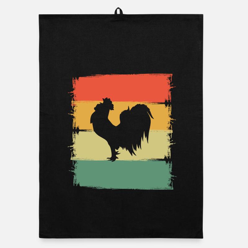 Rooster Organic dish towel