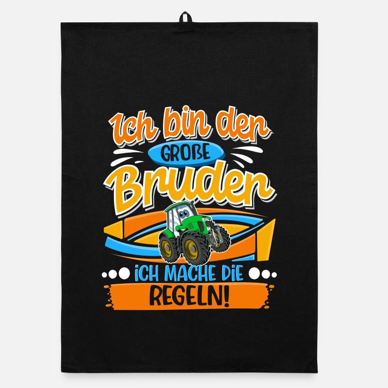Traktor Großer Bruder Organic Geschirrtuch