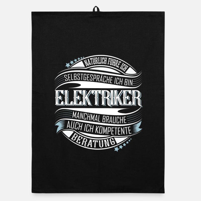 Elektriker Organic Geschirrtuch