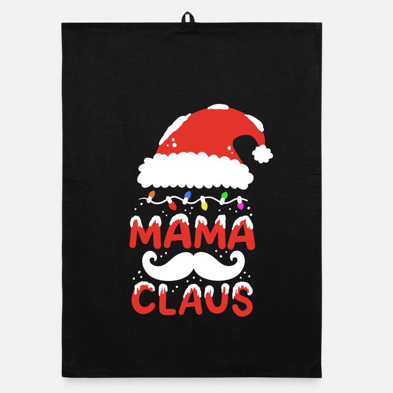 Weihnachten Mama Claus Mutter Organic Geschirrtuch