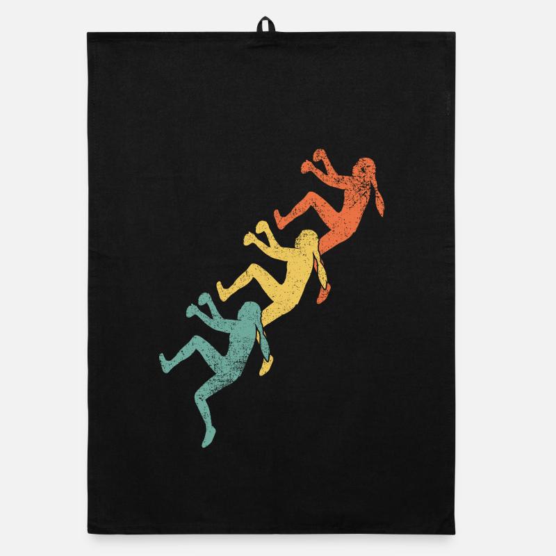 Klettern Mädchen Kletterer Organic Geschirrtuch