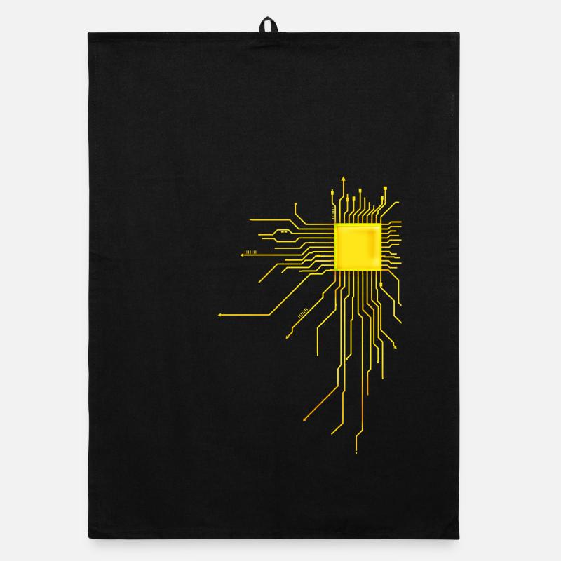 platine Core cpu Computer Nerd Programmierer admin Organic Geschirrtuch