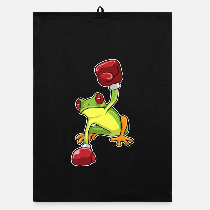 Boxer Grenouille Boxe Gants de Boxe Boxe Torchon bio