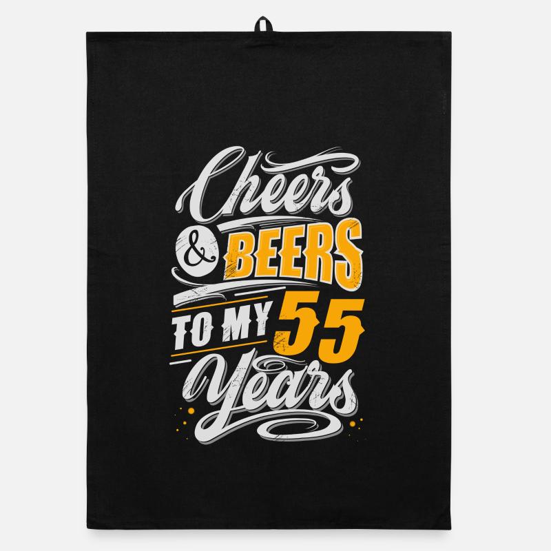 55e anniversaire 55 ans de bière Torchon bio