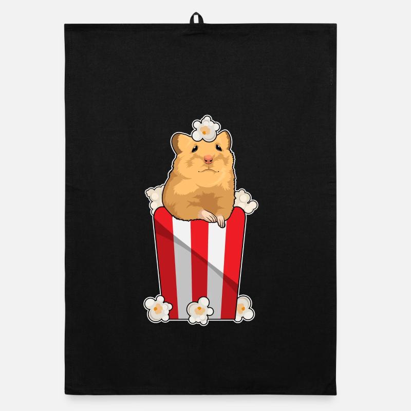 Hamster au pop-corn Torchon bio