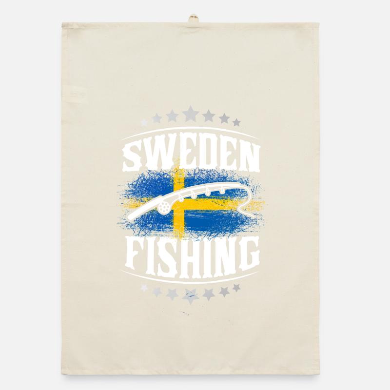 Suède Pêche Pêcheur Pêcheur Torchon bio