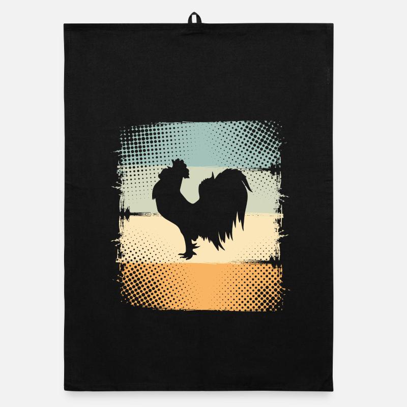 Rooster Organic dish towel
