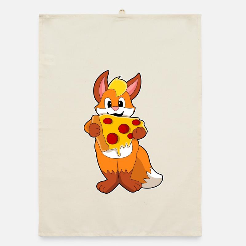 Fuchs Pizza Organic Geschirrtuch