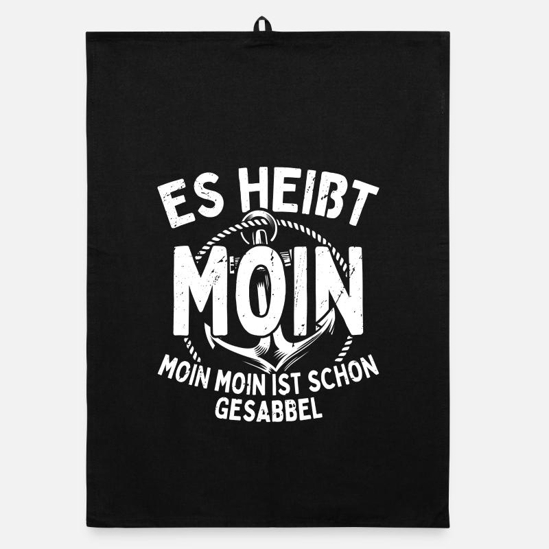 Moin Heißt Es Moin Moin Ist Schon Gesabbel Hamburg Organic Geschirrtuch