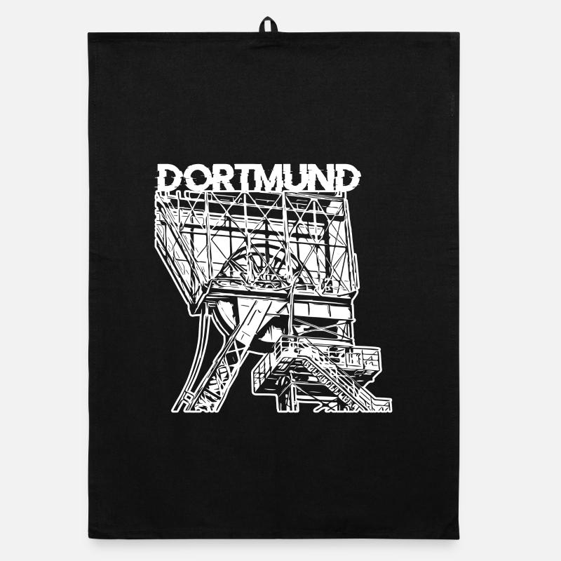 Dortmunder Zeche Dortmund Ruhrpott Organic dish towel