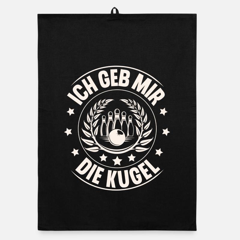 Ich Geb Mir Die Kugel Organic Geschirrtuch