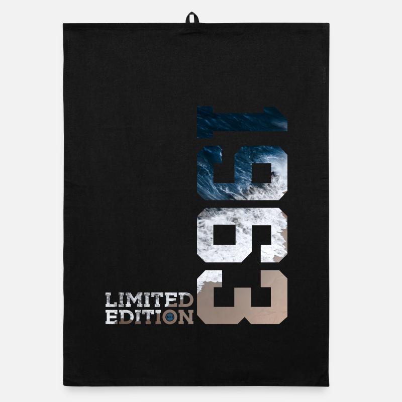 63RD BIRTHDAY LIMITED EDITION 1963 Organic dish towel
