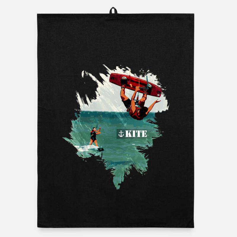 Kite Boarding | Kiting | Kite Surfing Organic dish towel