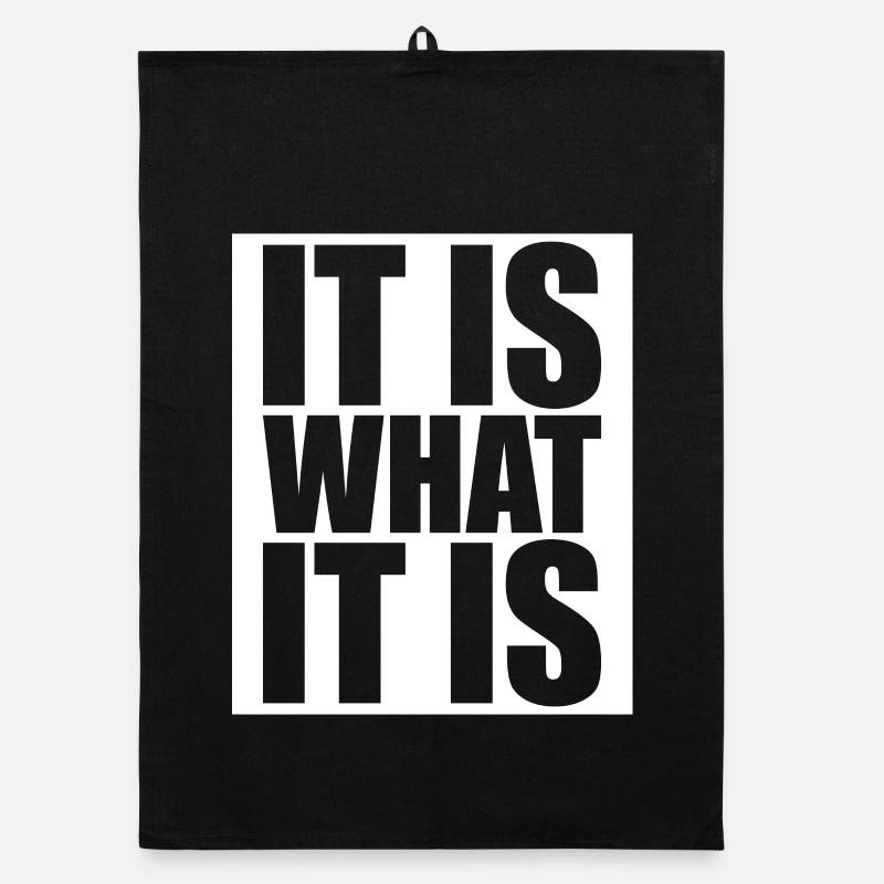 It Is What It Is Organic dish towel