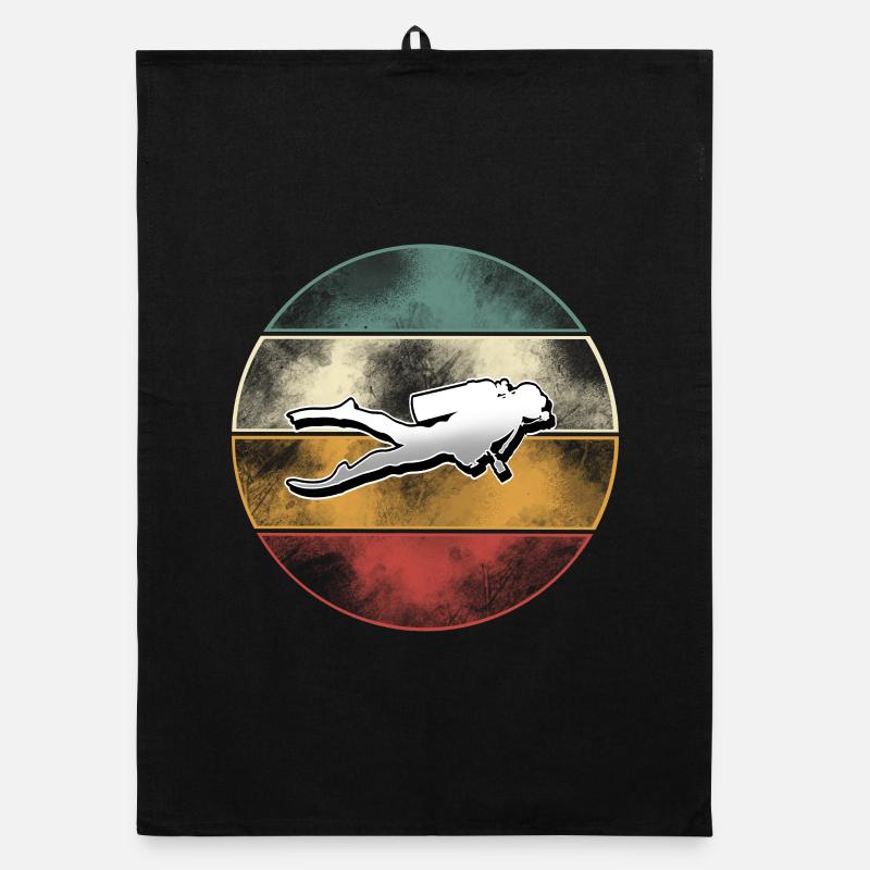 Plongeurs Plongée Torchon bio