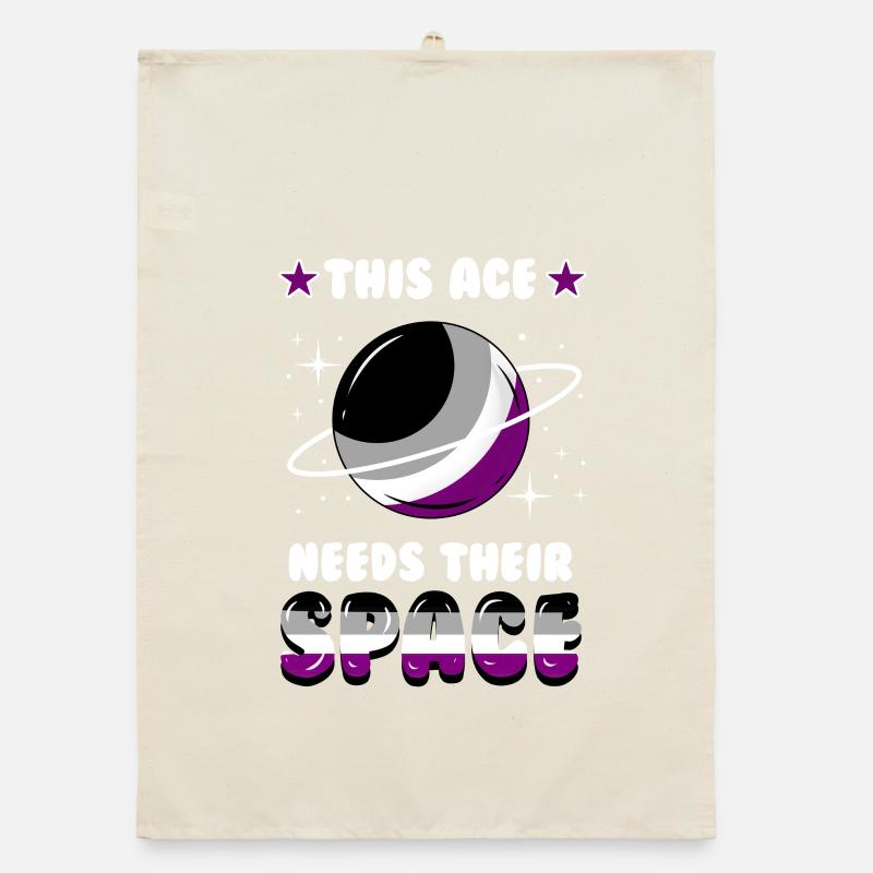 This Ace Needs Their Space Ace Pride Organic dish towel