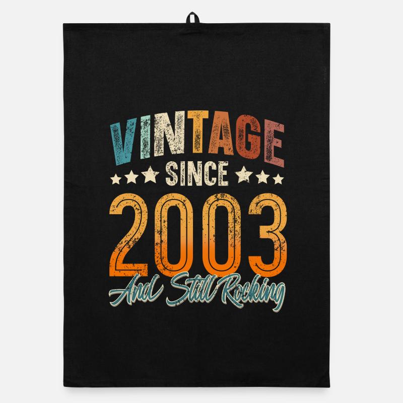 2003 Année de naissance Anniversaire Année de construction Millésime Torchon bio