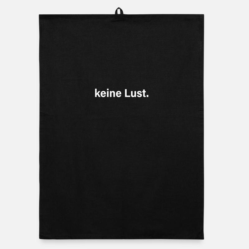 Keine Lust Null Bock Ohne Motivation Müde Faultier Organic Geschirrtuch