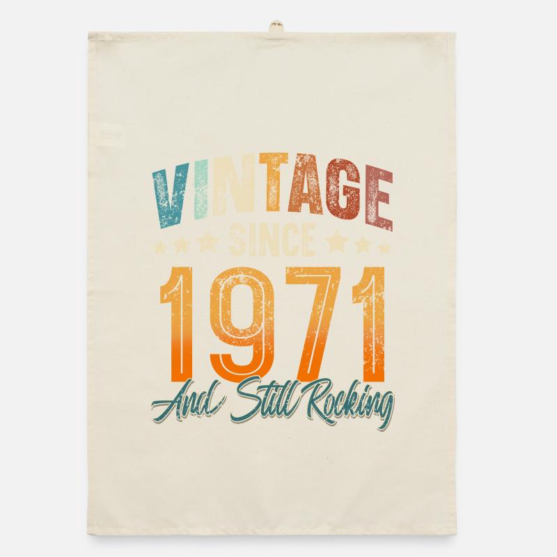 1971 Année de naissance Anniversaire Année de construction Millésime Torchon bio