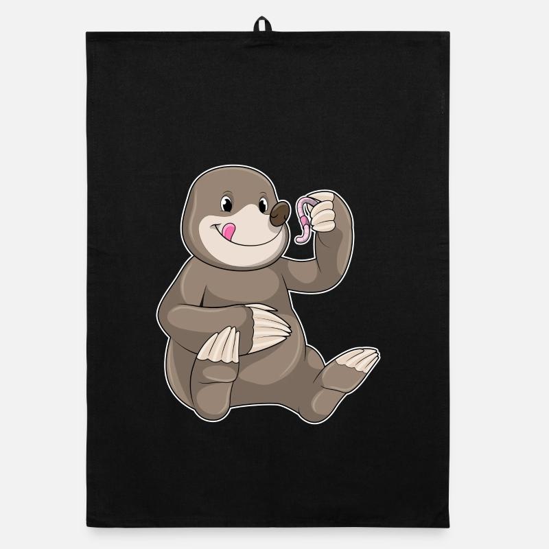 Mole Earthworm Organic dish towel