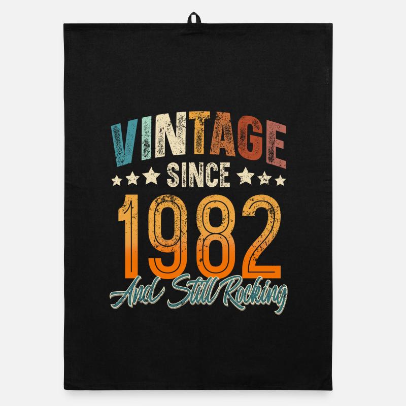1982 Année de naissance Anniversaire Année de construction Millésime Torchon bio