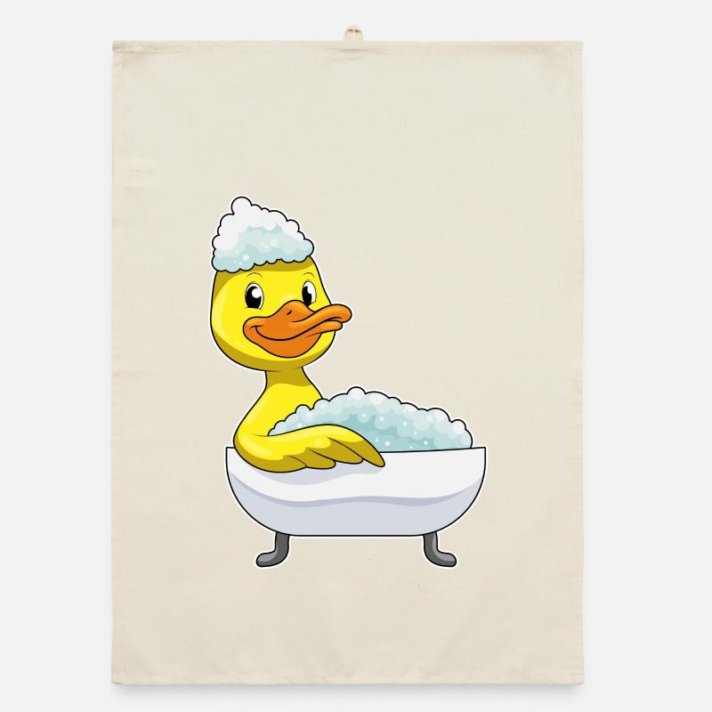 Baignoire de bain pour canards Torchon bio