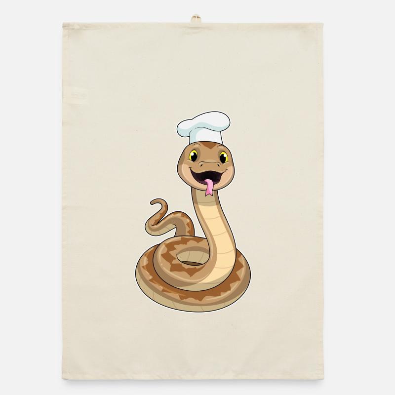 Cuisinière Chef Serpent Cuisson du Chapeau Torchon bio