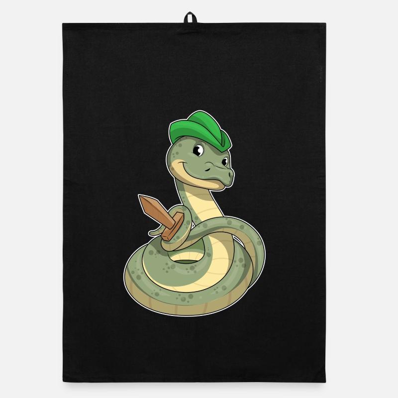 Snake Sword Organic dish towel