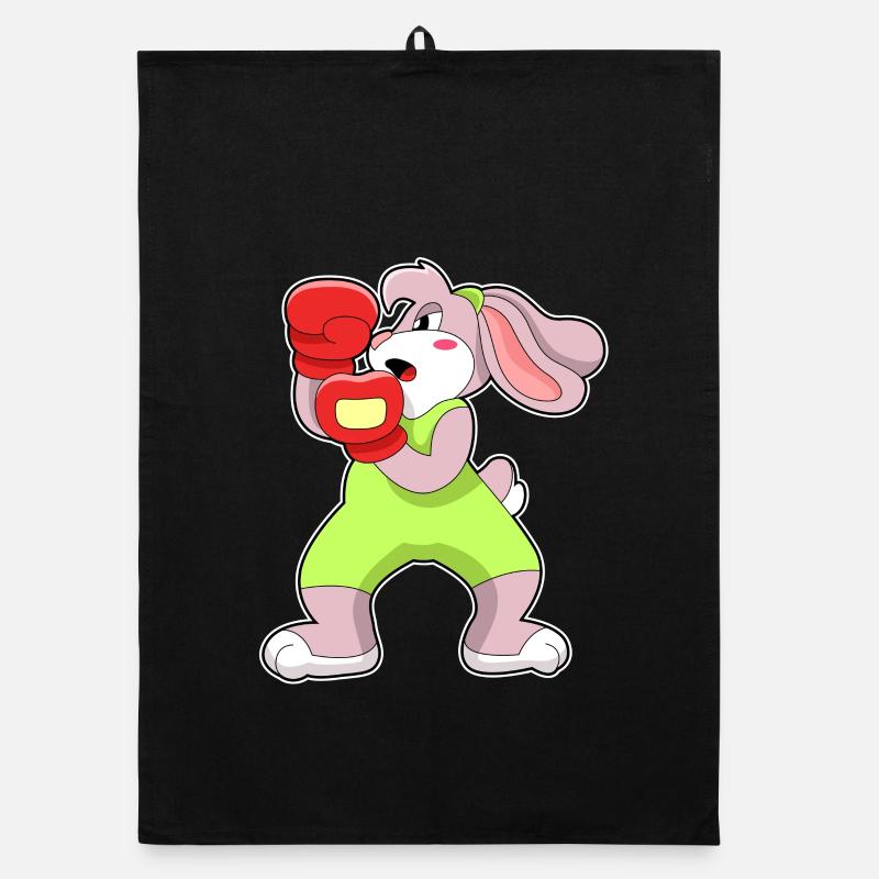 Bunny Boxer Gants de boxe Boxe Boxe Torchon bio