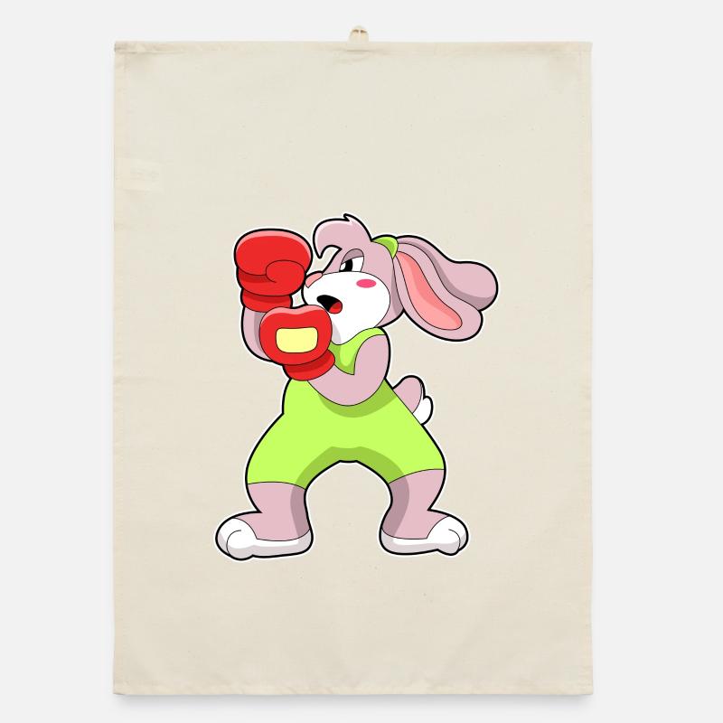 Bunny Boxer Gants de boxe Boxe Boxe Torchon bio