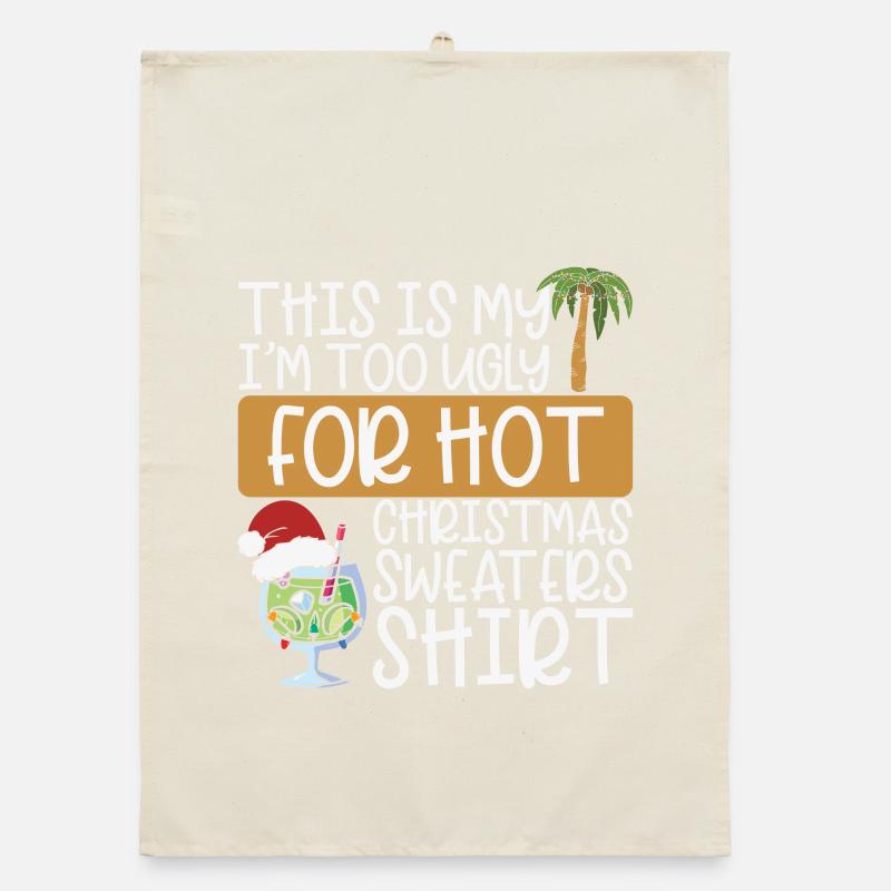 Cocktail de Noël Ugly XMas Pull Torchon bio