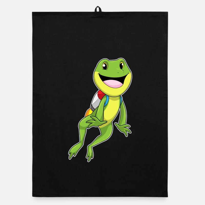 Frog Jetpack Organic dish towel