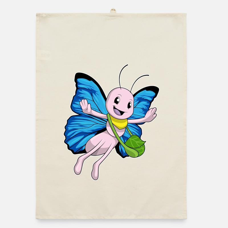 Papillon avec sac à main Torchon bio